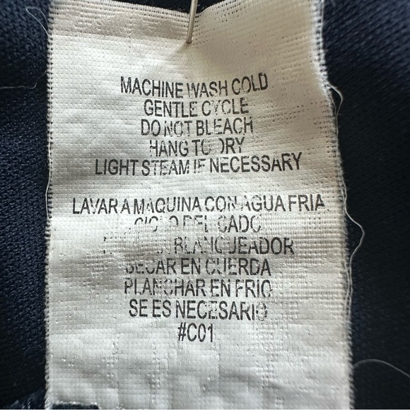 As U Wish Women's M Navy Blue Midi Pullover Sleeved Knit Bidycon Crochet Dress - Picture 14 of 15